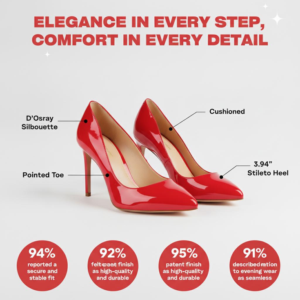 Prizma D'Orsay Pump in Red Patent