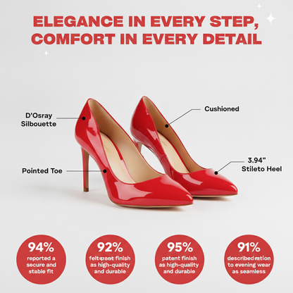 Prizma D'Orsay Pump in Red Patent